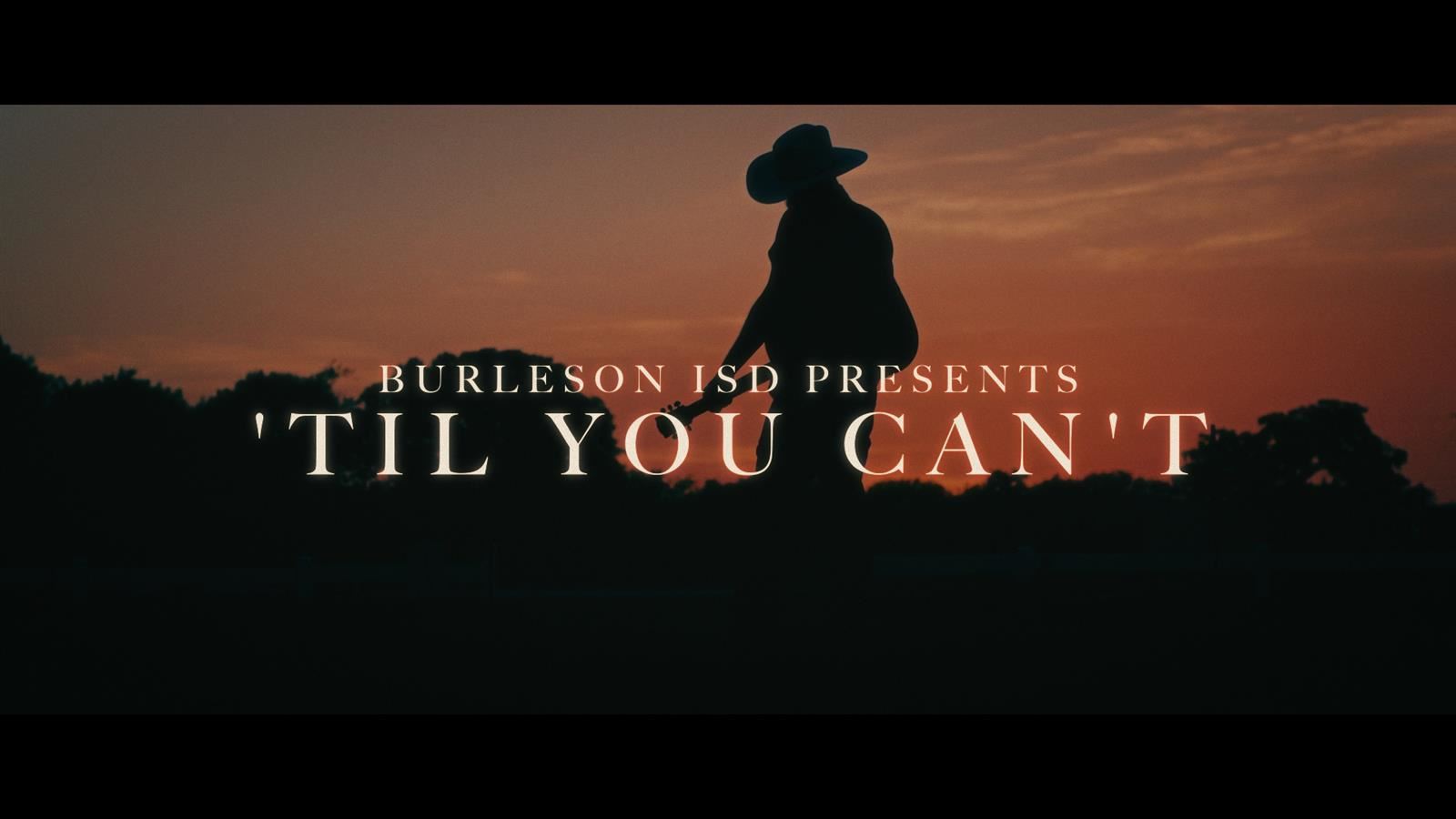  BISD Presents "'Til You Can't"